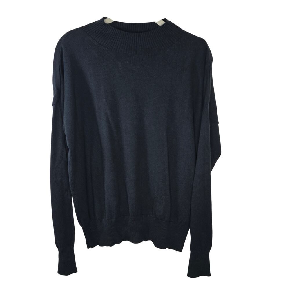 Hope & Henry Organic Cotton Blend Blue Navy Sweater Size Large